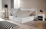 Lade das Bild in den Galerie-Viewer, Boxspringbett Sevilla: Modernes Design, LED-Beleuchtung, Integrierter Stauraum & Komfort-Matratze