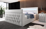 Lade das Bild in den Galerie-Viewer, Sonino Boxspringbett: Integrierter TV-Lift, RGB-Beleuchtung und Praktischer Stauraum