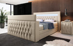 Lade das Bild in den Galerie-Viewer, Sonino Boxspringbett: Integrierter TV-Lift, RGB-Beleuchtung und Praktischer Stauraum