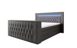 Lade das Bild in den Galerie-Viewer, Sonino Boxspringbett: Integrierter TV-Lift, RGB-Beleuchtung und Praktischer Stauraum
