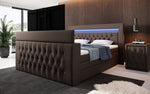 Lade das Bild in den Galerie-Viewer, Sonino Boxspringbett: Integrierter TV-Lift, RGB-Beleuchtung und Praktischer Stauraum