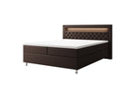 Lade das Bild in den Galerie-Viewer, Luxus Boxspringbett Tesero mit Integriertem Stauraum, USB-Ladeanschlüssen und RGB-LED-Beleuchtung