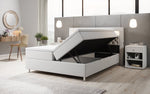 Lade das Bild in den Galerie-Viewer, Luxus Boxspringbett Tesero mit Integriertem Stauraum, USB-Ladeanschlüssen und RGB-LED-Beleuchtung