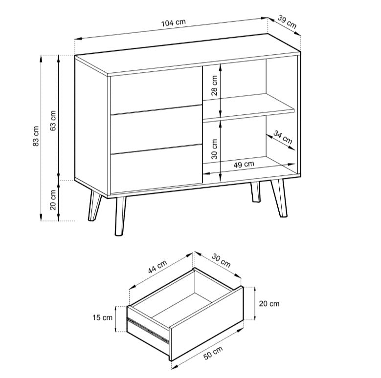 Elegante Designer Kommode Celio III: Stilvolle Aufbewahrung für Ihr Zuhause