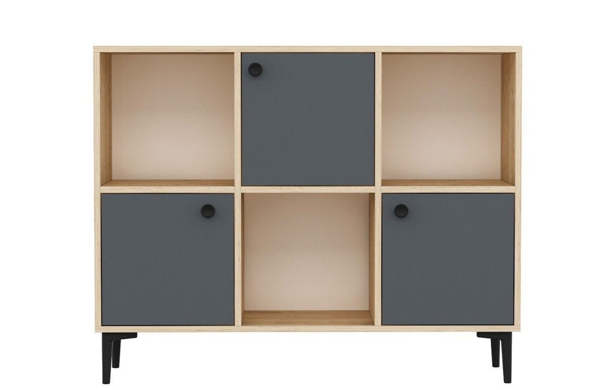 Elegante Designer Kommode Levico: Stilvolle Eichenoptik mit Vielseitigen Fächern