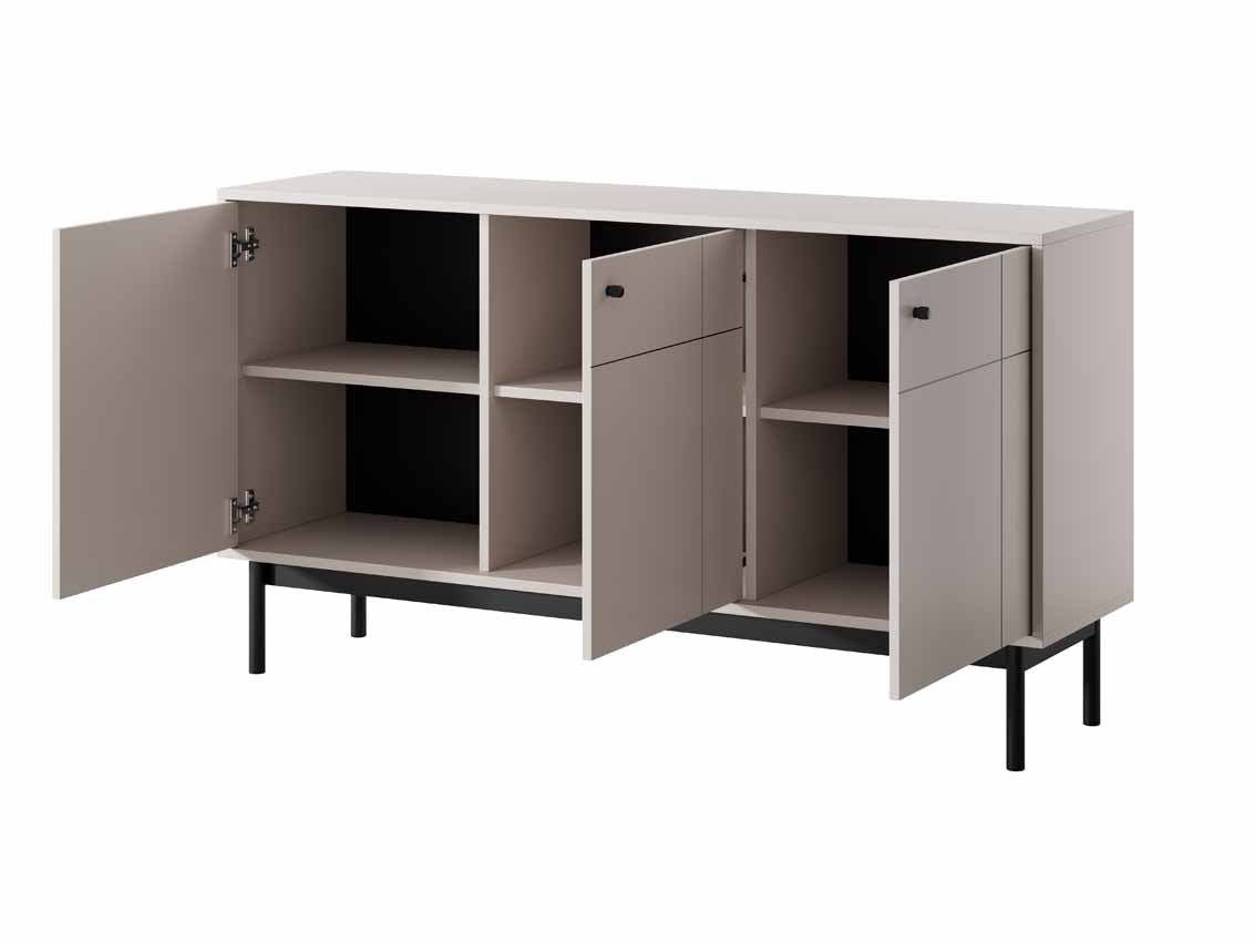 Elegante Designer Kommode Tokyo: Modernes Stauraumwunder für Schlaf- & Wohnzimmer