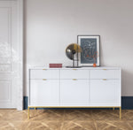 Lade das Bild in den Galerie-Viewer, Elegante Designer Kommode Verilo III: Luxuriöses Sideboard mit Viel Stauraum