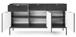 Lade das Bild in den Galerie-Viewer, Elegante Designer Kommode Verilo III: Luxuriöses Sideboard mit Viel Stauraum