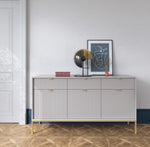 Lade das Bild in den Galerie-Viewer, Elegante Designer Kommode Verilo III: Luxuriöses Sideboard mit Viel Stauraum