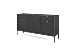 Lade das Bild in den Galerie-Viewer, Elegante Designer Kommode Verilo III: Luxuriöses Sideboard mit Viel Stauraum