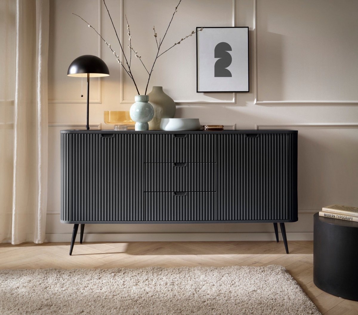 Elegante Designer Kommode Zelo: Luxuriöser Stauraum für Ihr modernes Zuhause