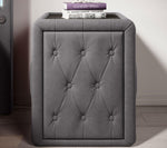 Lade das Bild in den Galerie-Viewer, Designer Nachttisch Josy Samt – Luxuriöser Beistelltisch für Ihr Schlafzimmer