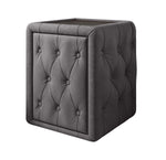 Lade das Bild in den Galerie-Viewer, Designer Nachttisch Josy Samt – Luxuriöser Beistelltisch für Ihr Schlafzimmer