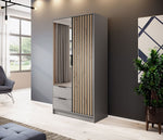 Lade das Bild in den Galerie-Viewer, Eleganter Designer Kleiderschrank Niro 105 cm – Moderner Stauraum Schlafzimmer