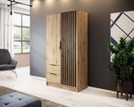 Lade das Bild in den Galerie-Viewer, Eleganter Designer Kleiderschrank Niro 105 cm – Moderner Stauraum Schlafzimmer