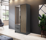 Lade das Bild in den Galerie-Viewer, Eleganter Designer Kleiderschrank Niro 105 cm – Moderner Stauraum Schlafzimmer