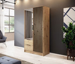 Lade das Bild in den Galerie-Viewer, Eleganter Designer Kleiderschrank Niro 105 cm – Moderner Stauraum Schlafzimmer