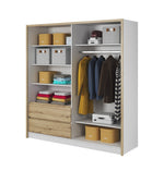 Lade das Bild in den Galerie-Viewer, Designer Kleiderschrank Silas: Eleganz trifft Funktionalität für Ihr Schlafzimmer