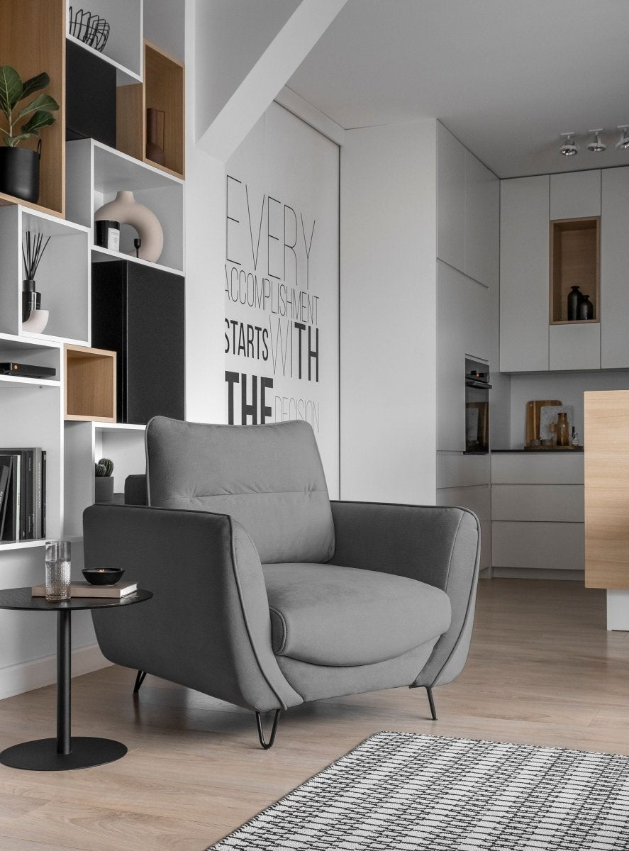 Eleganter Designer Sessel Selene Luxus Samtsessel für Modernes Wohnzimmer Komfort