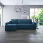 Lade das Bild in den Galerie-Viewer, Cordario Designer Schlafsofa mit Stauraumfunktion, bequeme Eckcouch aus Cordstoff