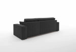 Lade das Bild in den Galerie-Viewer, Cordario Designer Schlafsofa mit Stauraumfunktion, bequeme Eckcouch aus Cordstoff