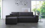 Lade das Bild in den Galerie-Viewer, Cordario Designer Schlafsofa mit Stauraumfunktion, bequeme Eckcouch aus Cordstoff