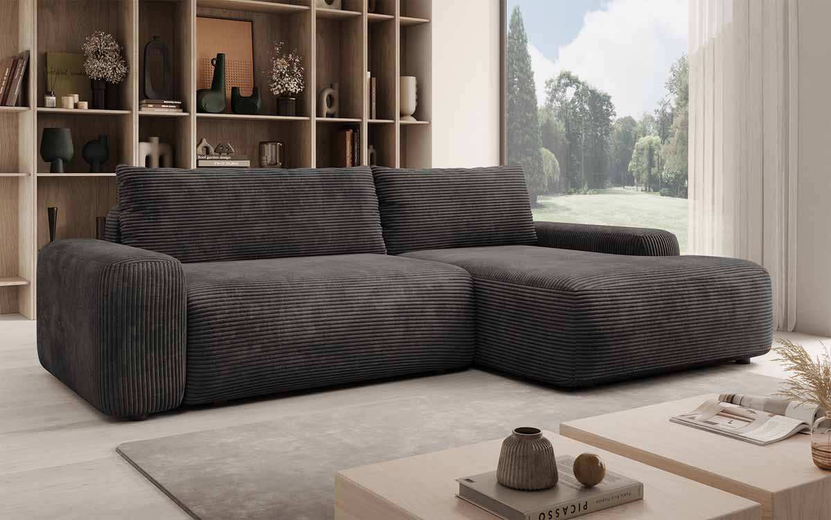 Luma Designer Ecksofa: Multifunktionales Schlafsofa mit Praktischem Stauraum und Komfort