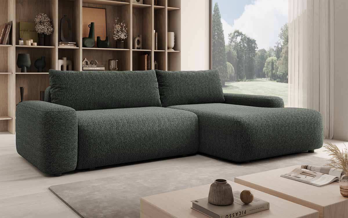 Luxuriöses Designer Sofa Luma: Multifunktionales Ecksofa mit Stauraum & Schlaffunktion
