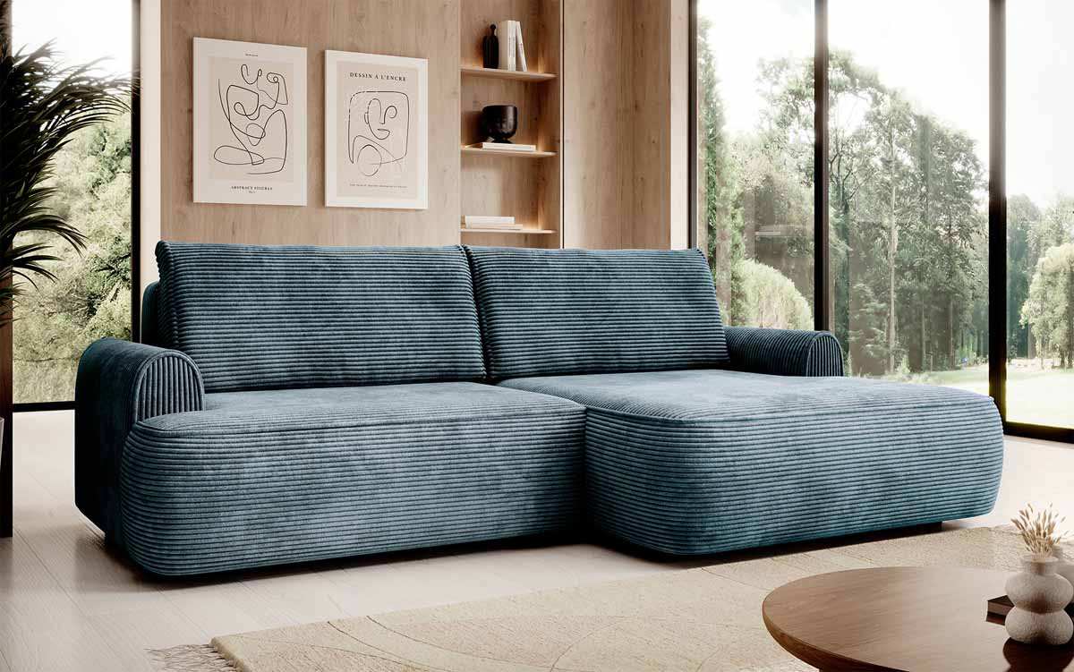 Onelio Designer Schlafsofa mit Integriertem Stauraum – Multifunktionaler Wohnkomfort