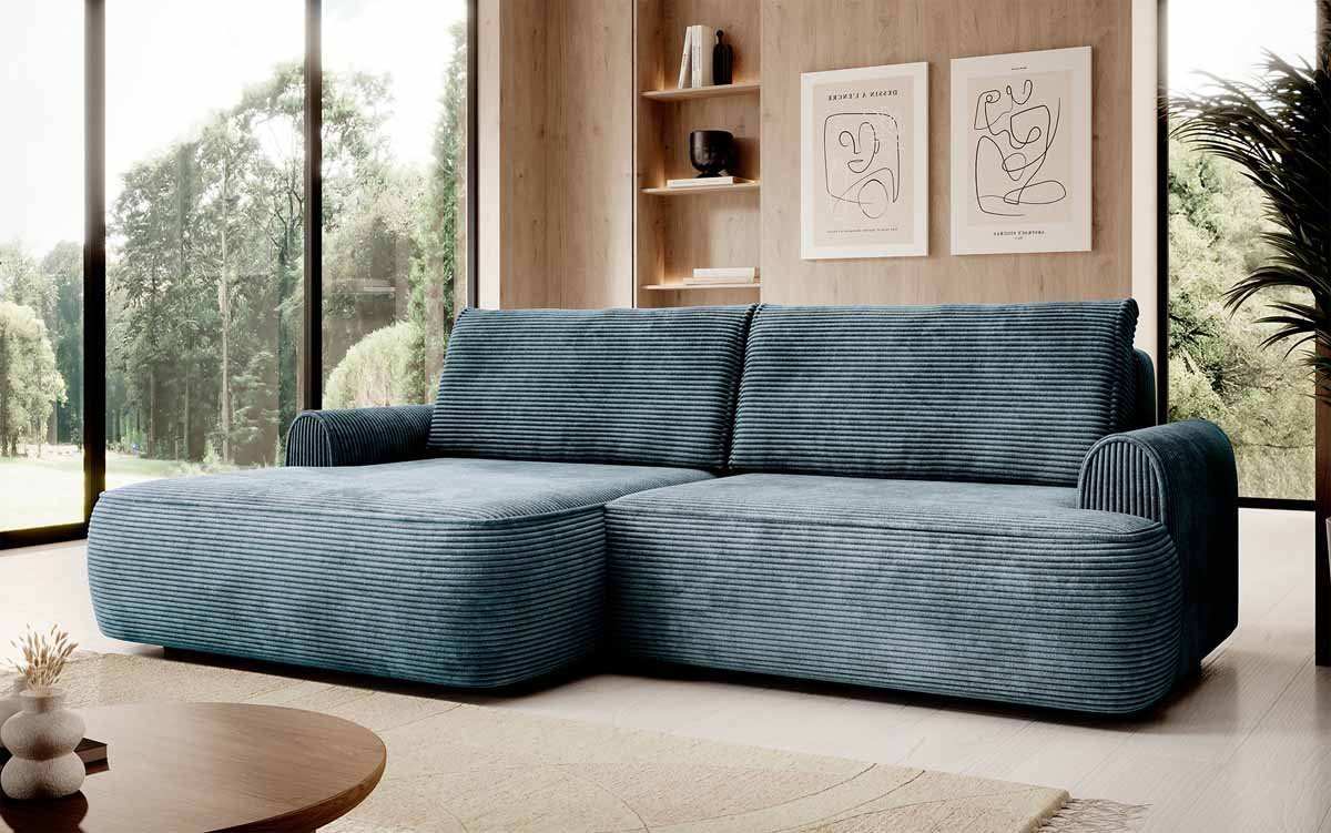 Onelio Designer Schlafsofa mit Integriertem Stauraum – Multifunktionaler Wohnkomfort