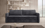 Lade das Bild in den Galerie-Viewer, Tilo Slim Designer Cord Schlafsofa mit Klappfunktion und Integriertem Stauraum