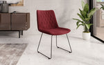 Lade das Bild in den Galerie-Viewer, Eleganter Samt Designer Esszimmerstuhl Diaro mit Metallbeinen – Modern & Komfortabel