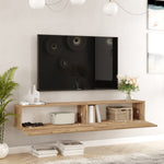 Lade das Bild in den Galerie-Viewer, Designer TV Lowboard Banzi: Schwebendes, modernes Medienmöbel mit stilvollen Optionen
