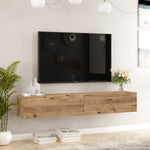 Lade das Bild in den Galerie-Viewer, Designer TV Lowboard Banzi: Schwebendes, modernes Medienmöbel mit stilvollen Optionen
