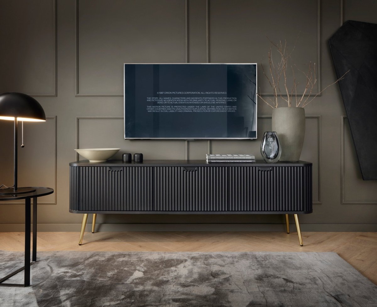 Elegantes Designer TV Lowboard Zelo: Modernes Medienmöbel für Ihr Wohnzimmer