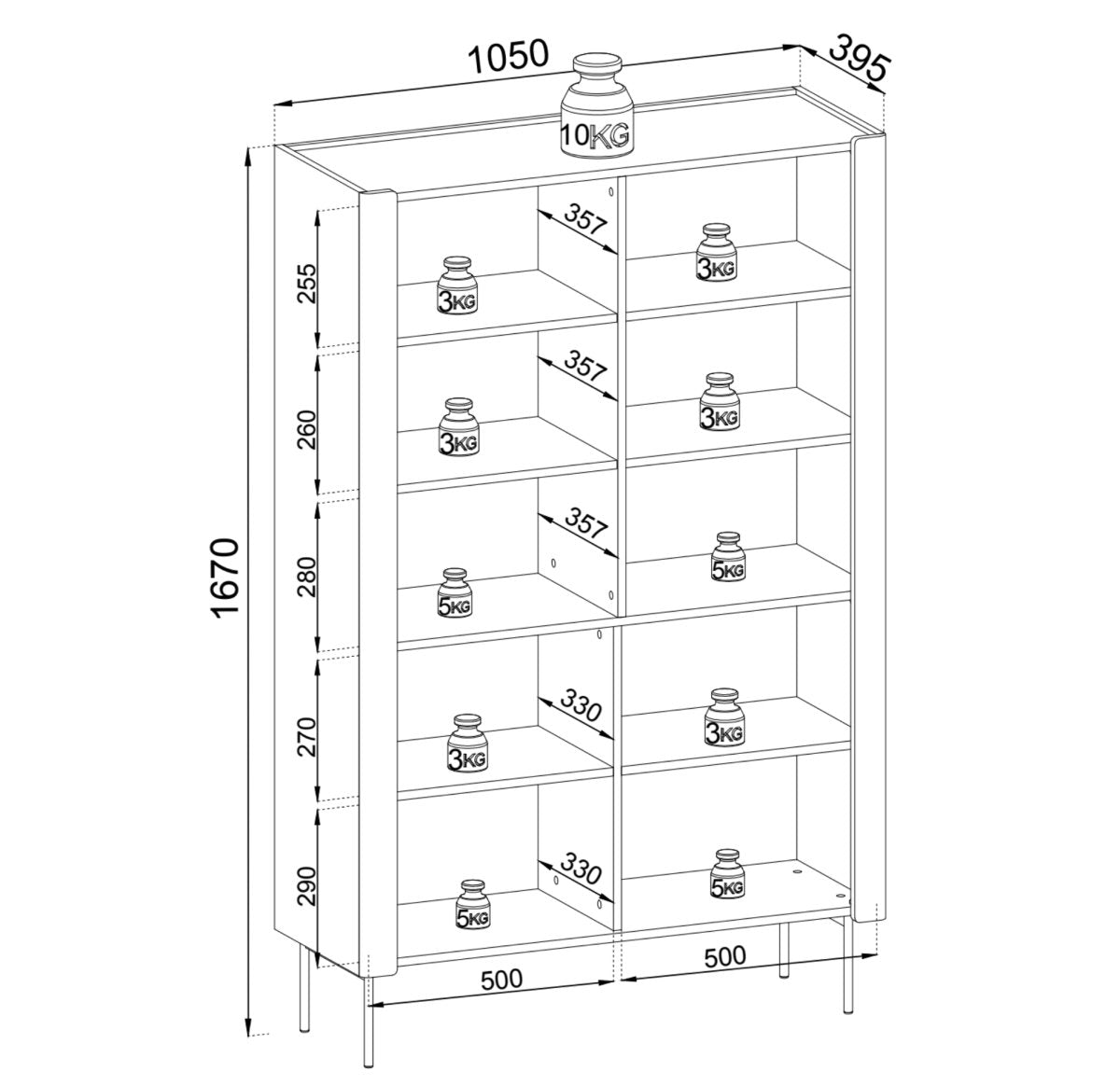Elegante Designer Vitrine Cavallo: Stilvolle Glasvitrine mit Soft-Close für Ihr Zuhause