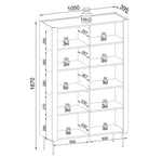 Lade das Bild in den Galerie-Viewer, Elegante Designer Vitrine Cavallo: Stilvolle Glasvitrine mit Soft-Close für Ihr Zuhause