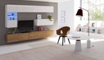 Lade das Bild in den Galerie-Viewer, Cezanne Designer Wohnwand: Moderne LED TV-Möbel mit Push-to-Open & Anpassbaren Farben