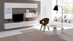 Lade das Bild in den Galerie-Viewer, Cezanne Designer Wohnwand: Moderne LED TV-Möbel mit Push-to-Open & Anpassbaren Farben