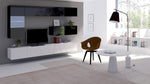 Lade das Bild in den Galerie-Viewer, Cezanne Designer Wohnwand: Moderne LED TV-Möbel mit Push-to-Open & Anpassbaren Farben
