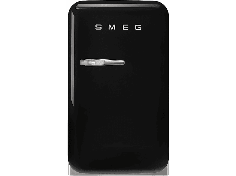 SMEG FAB5RBL6 1‑Tür Kühlschrank, 34 L, Hochglanz Schwarz, 725 mm