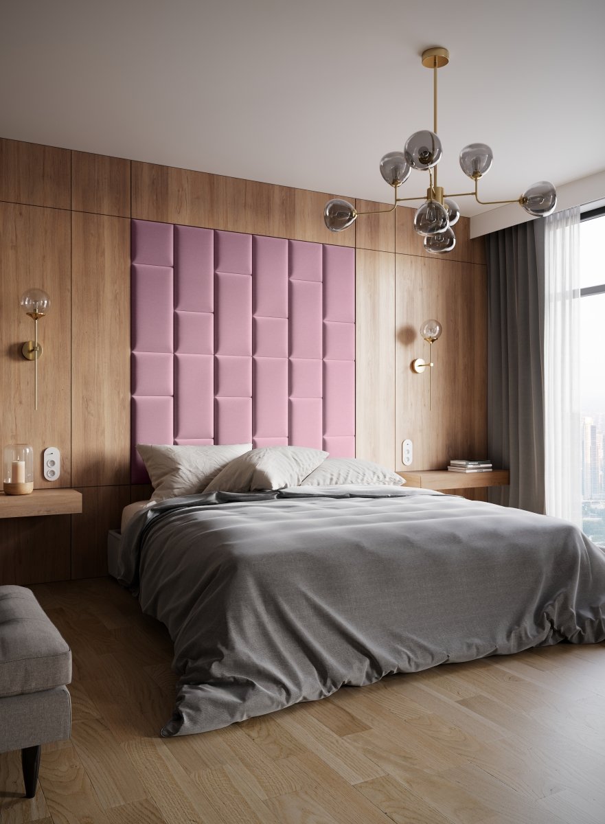 Luxuriöses Samt Gepolstertes Wandpaneel Set - Modernes Akustik Design für Wände