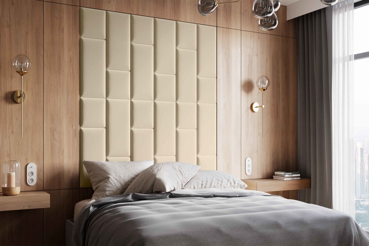 Luxuriöses Samt Gepolstertes Wandpaneel Set - Modernes Akustik Design für Wände