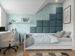 Lade das Bild in den Galerie-Viewer, Luxuriöses Samt Gepolstertes Wandpaneel Set – Modernes Akustik Design für Schlafzimmer