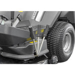 Lade das Bild in den Galerie-Viewer, BLACK EDITION® BL 290/106 Twin H Rasentraktor mit Schneeschild 120 Plus