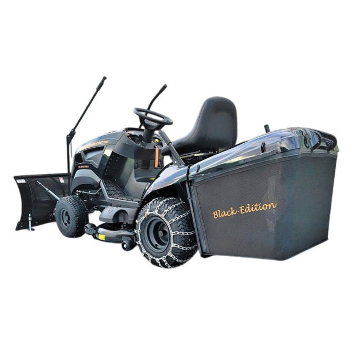 BLACK EDITION® PRO 226/102 Twin H Rasentraktor: STIGA Motor, 102 cm, Schneeschild
