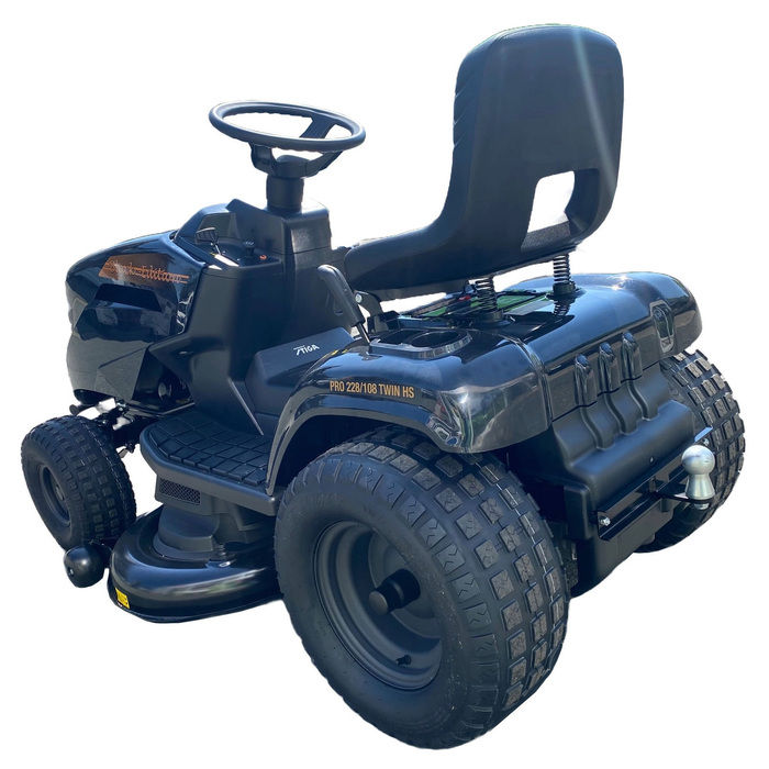 BLACK EDITION® PRO 228/108 Twin HS Rasentraktor mit 108cm Schnittbreite & STIGA 2-Zylinder Motor