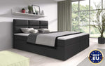Lade das Bild in den Galerie-Viewer, Carre Boxspringbett mit USB-Anschluss: Modernes Design, Hoher Schlafkomfort, Praktische Ladefunktion