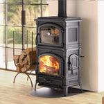 Lade das Bild in den Galerie-Viewer, Isotta Forno Evo Holzofen mit Backofen: Effizient Heizen & Kochen 9,7 kW