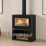 Lade das Bild in den Galerie-Viewer, Dante Holzofen mit Holzfach – Effizient, Umweltfreundlich, 12,4 kW, Wärmerückgewinnung